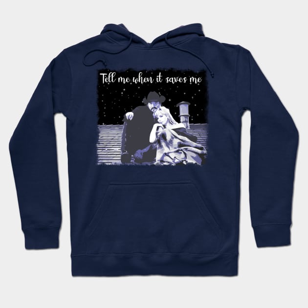 ‘’Tell me when it saves me’’ Hoodie by PEÑA INK